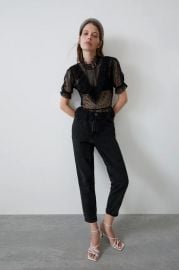 Swiss Dot Lace Top by Zara at Zara